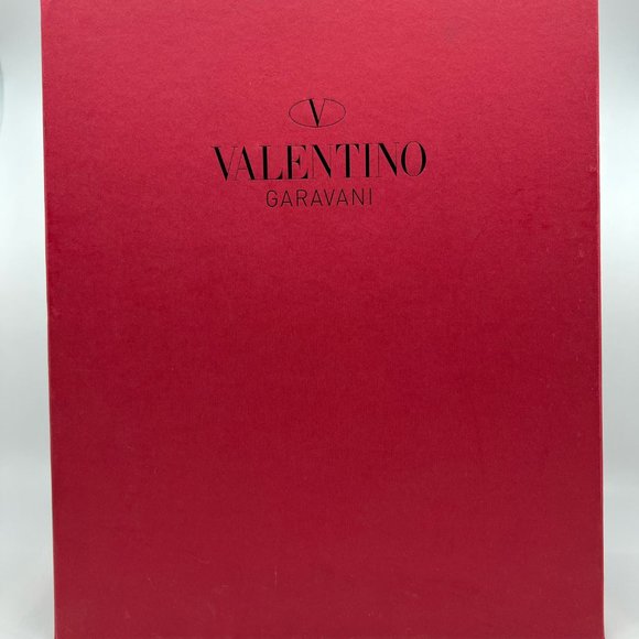 VALENTINO 39 US 9  Lace Crystal Nude Black Booties Stiletto Box and Dust Cover - Picture 14 of 16